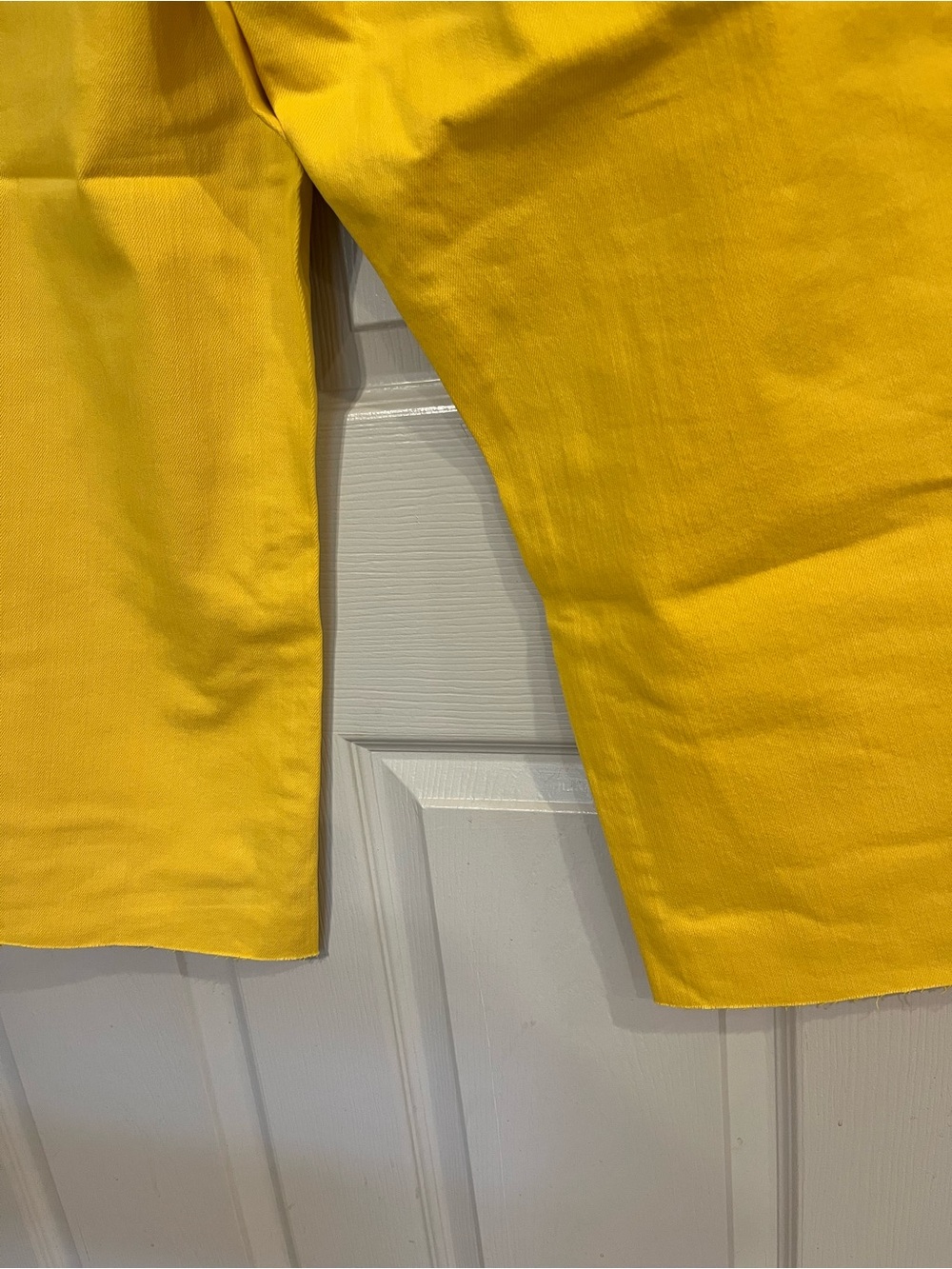 #P12 Judy Blue Yellow High Braided Waist Wide Leg Crop Jeans Size 16W NWT - Picture 5 of 5